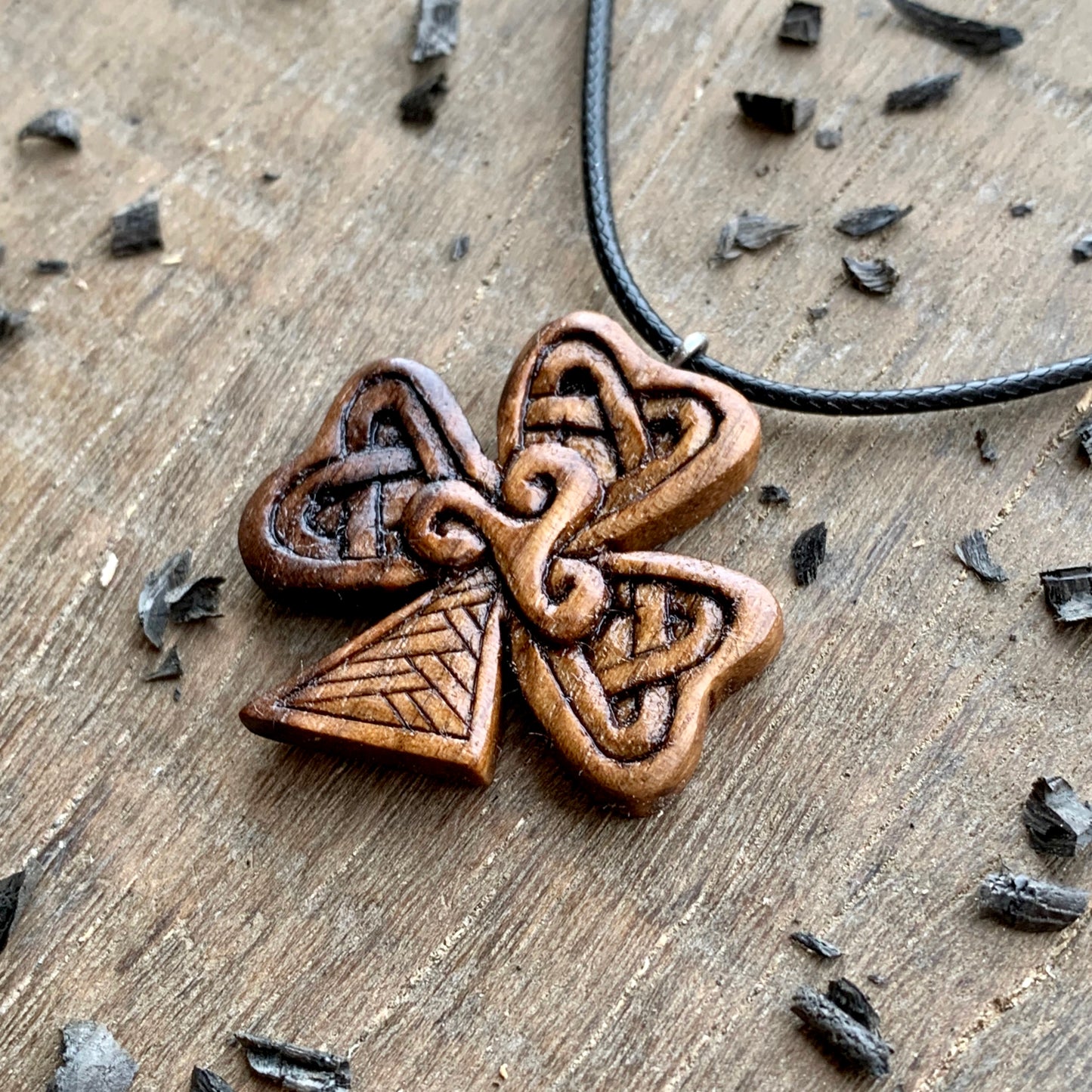 Celtic Shamrock Triskelion Pendant