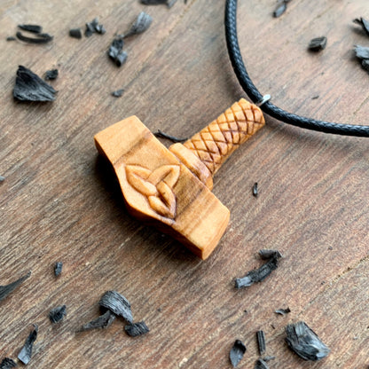 Mjolnir With Triquetra Pendant