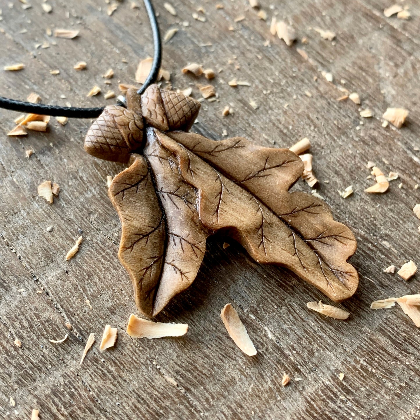 Oak Leaves Pendant