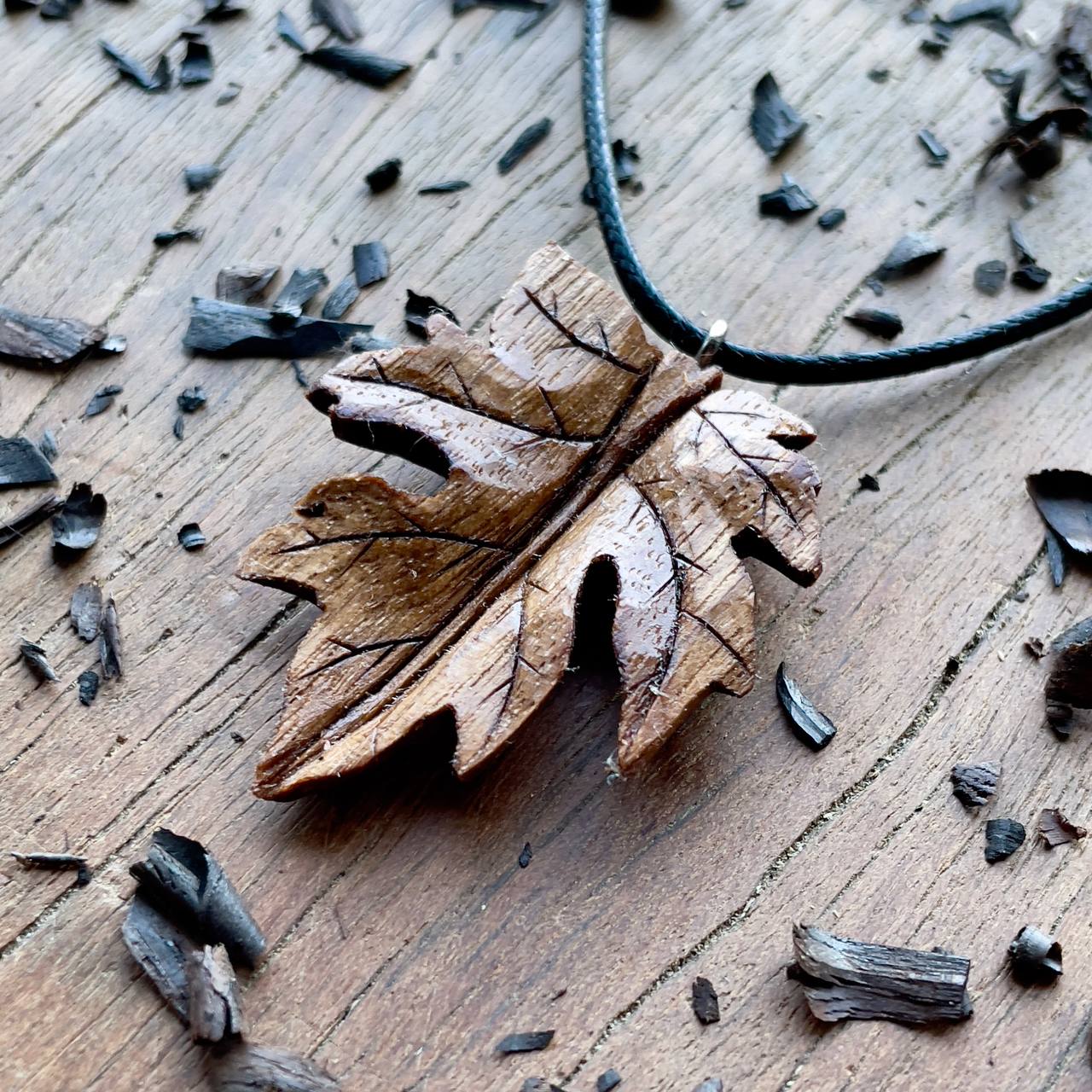 Maple Leaf Pendant - Ember Spirit