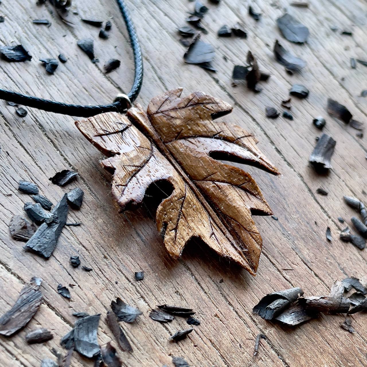 Maple Leaf Pendant - Ember Spirit