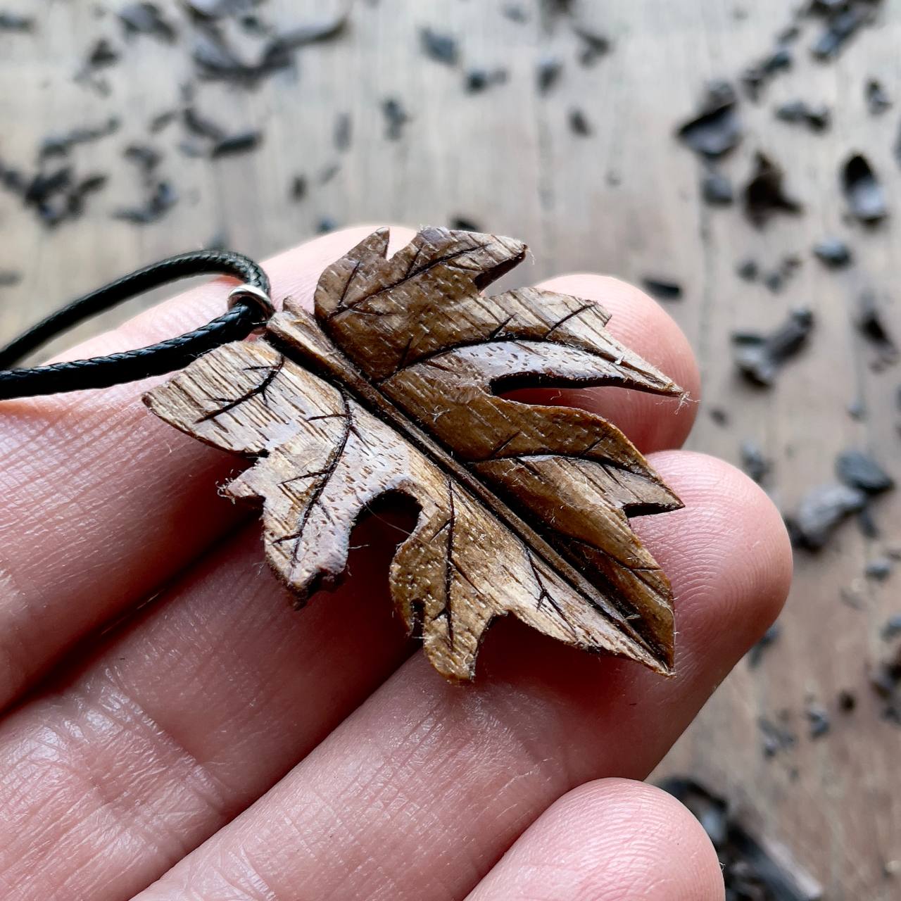 Maple Leaf Pendant - Ember Spirit