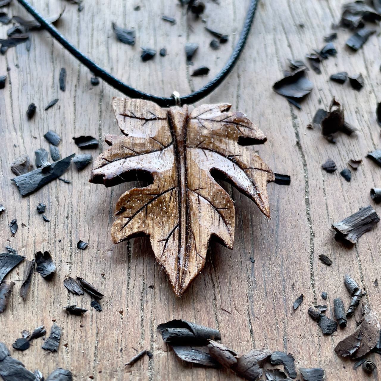 Maple Leaf Pendant - Ember Spirit
