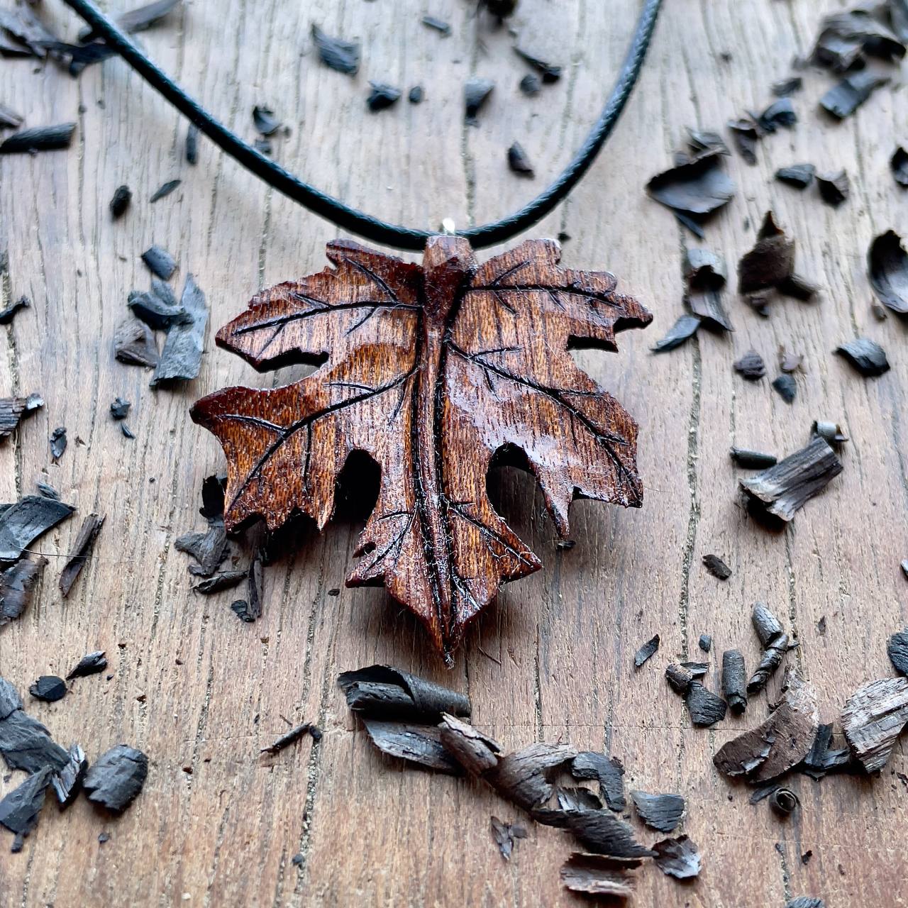 Maple Leaf Pendant - Ember Spirit