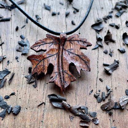 Maple Leaf Pendant - Ember Spirit