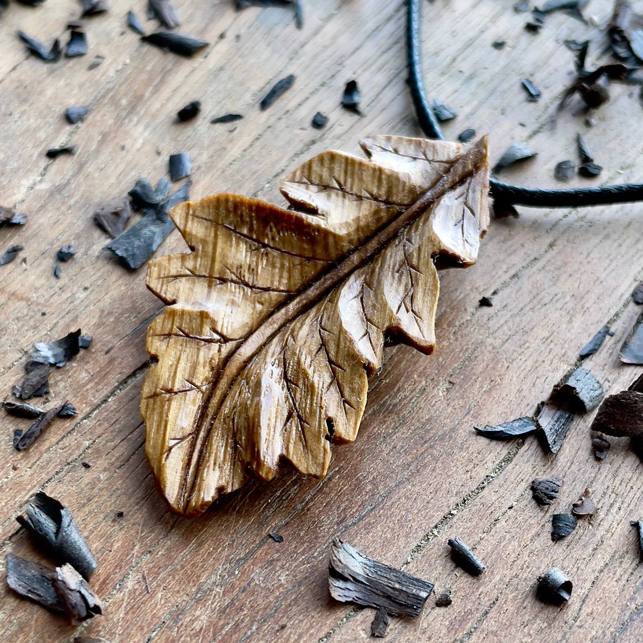 Oak Leaf Pendant - Rooted Spirit