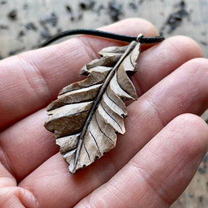 Oak Leaf Pendant - Rooted Spirit