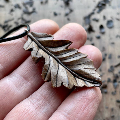 Oak Leaf Pendant - Rooted Spirit