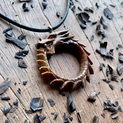 Dragon Ouroboros Pendant – Eternal Cycle Of Power