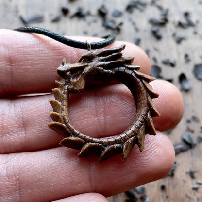 Dragon Ouroboros Pendant – Eternal Cycle Of Power
