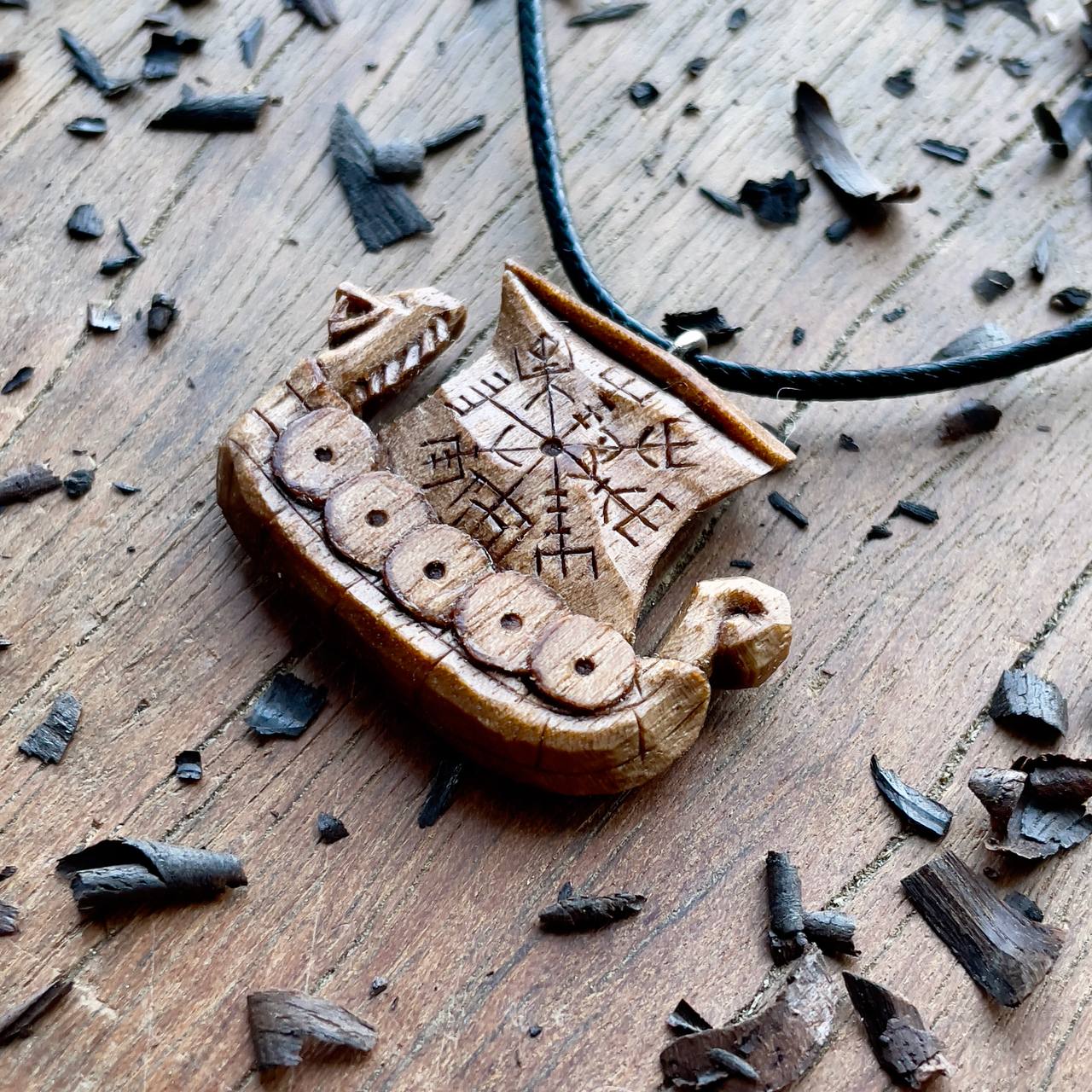 Drakkar Viking Ship Pendant