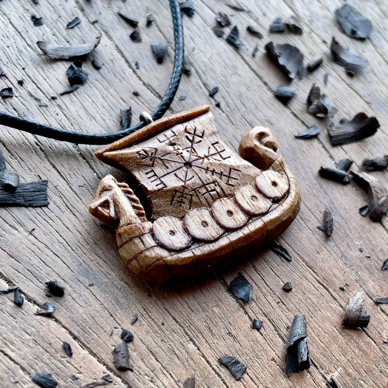 Drakkar Viking Ship Pendant