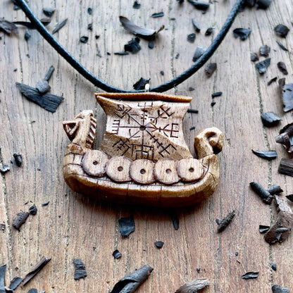 Drakkar Viking Ship Pendant