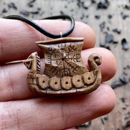 Drakkar Viking Ship Pendant