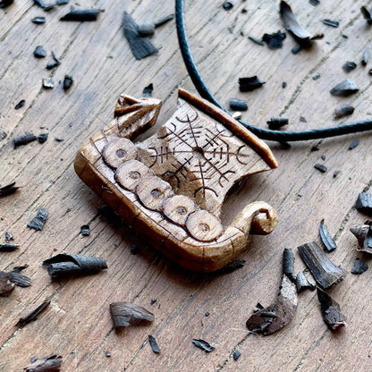 Drakkar Viking Ship Pendant