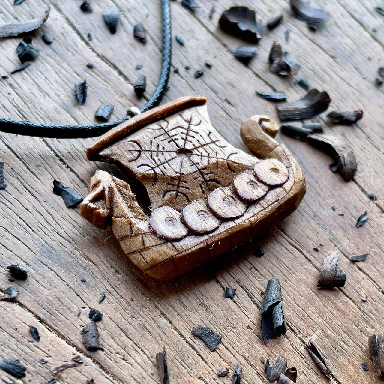 Drakkar Viking Ship Pendant
