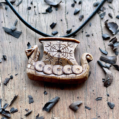 Drakkar Viking Ship Pendant