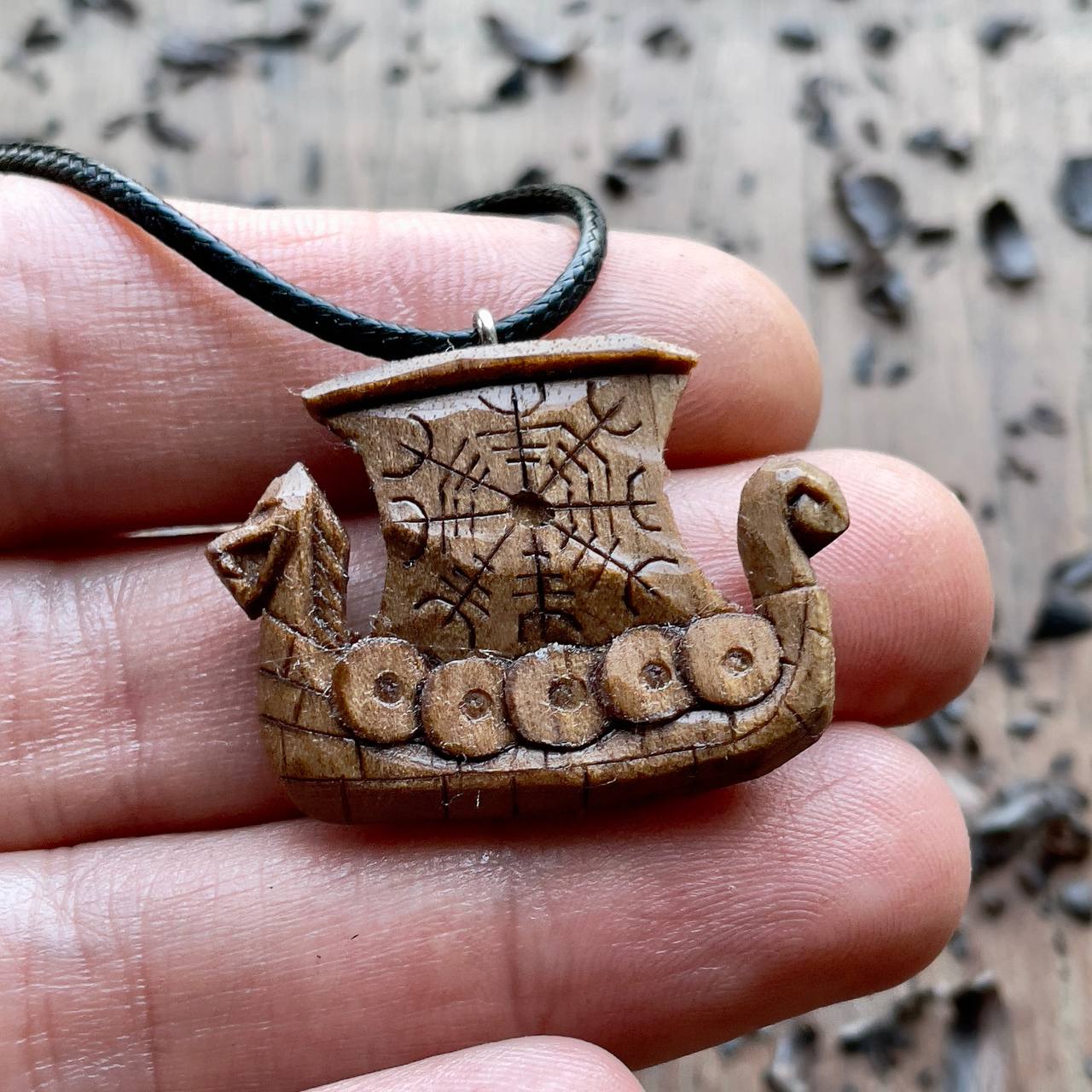 Drakkar Viking Ship Pendant