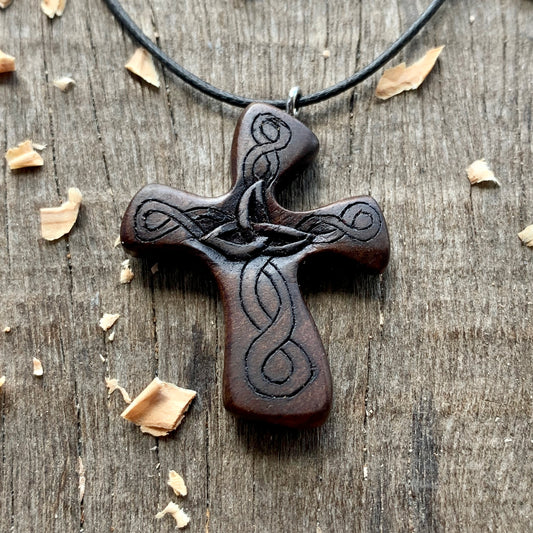 Triquetra Celtic Cross Pendant