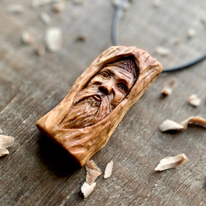 Plum Wood Old Spirit Pendant