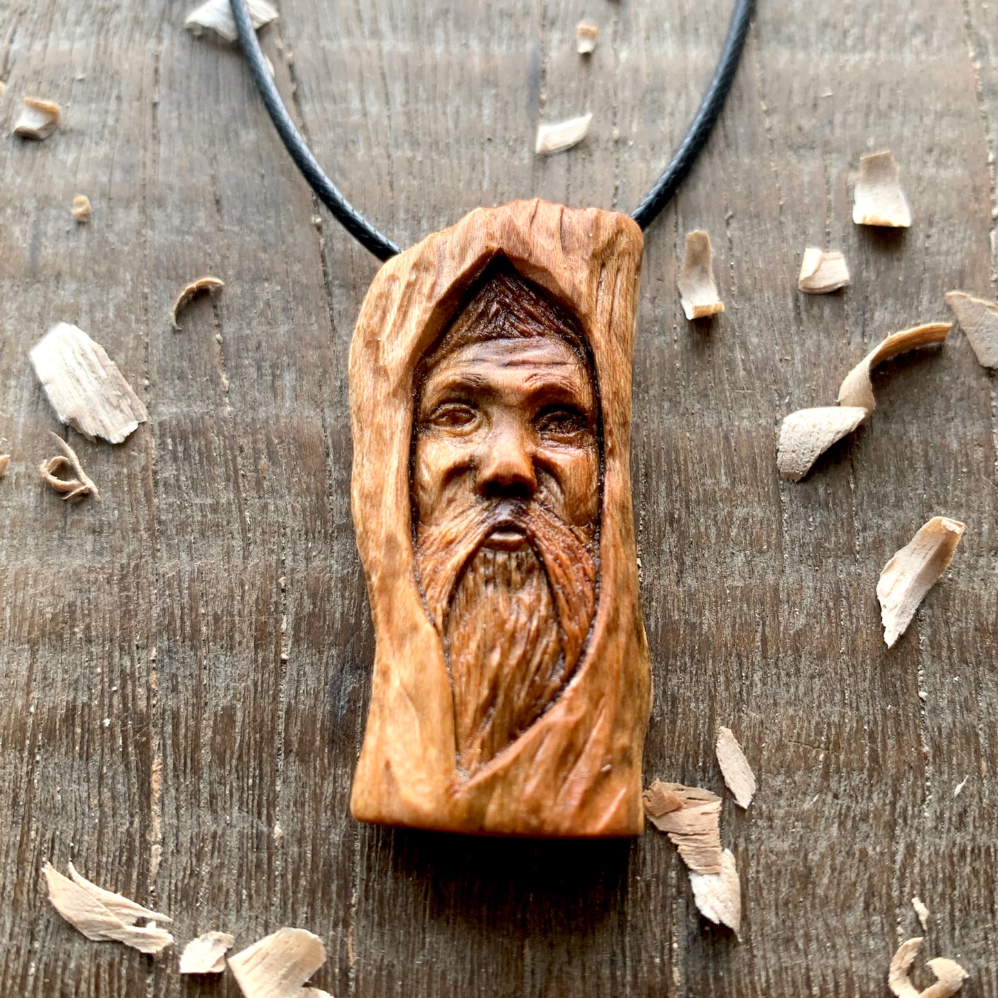 Plum Wood Old Spirit Pendant