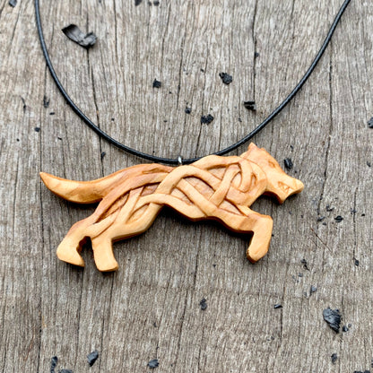 Celtic Wolf Pendant