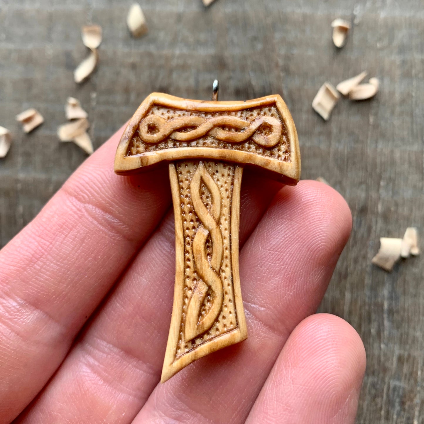 Celtic Knots Tau Cross Pendant