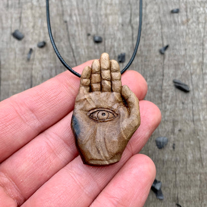 Realistic Hand of Fatima Pendant