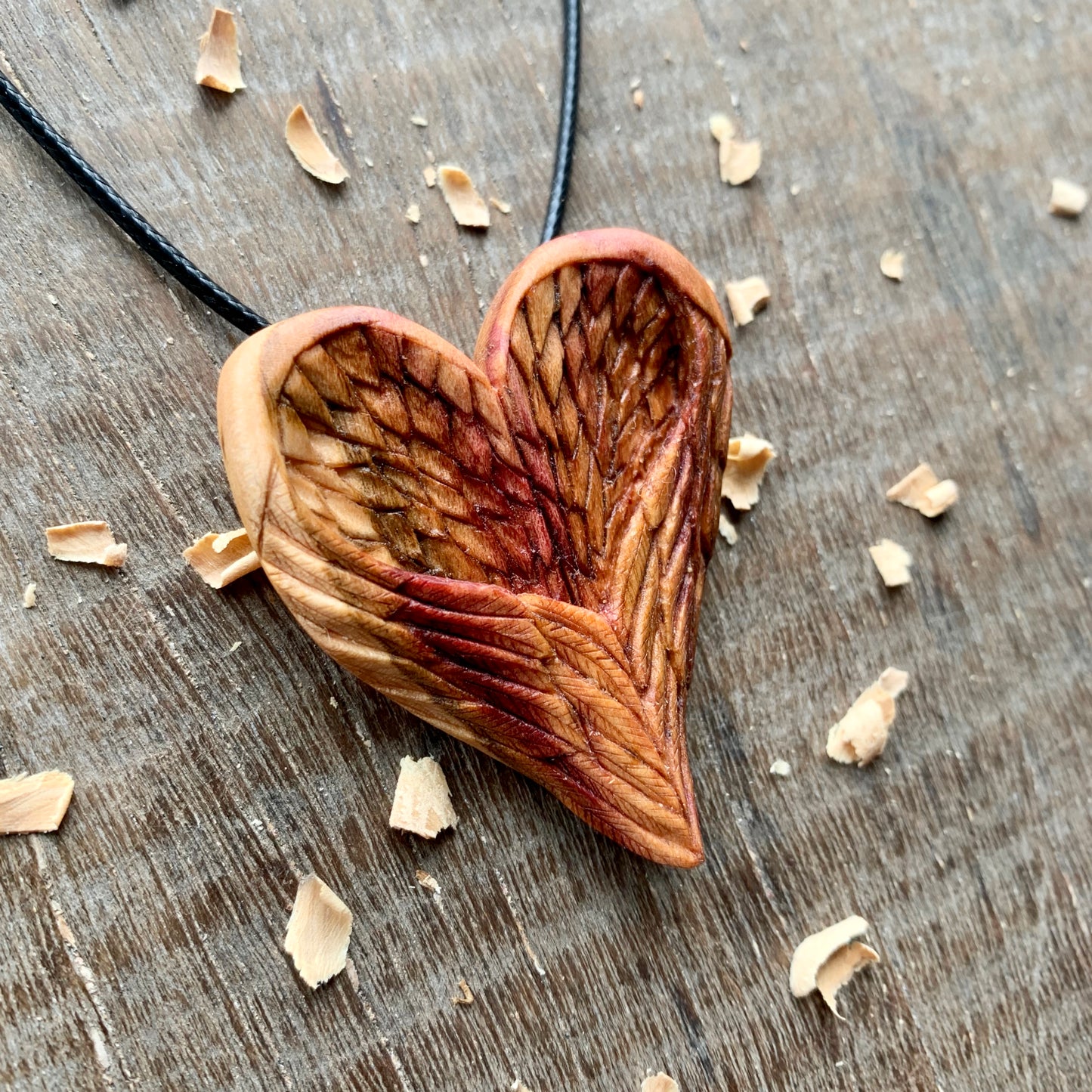 Angel's Wings Heart Shape Pendant