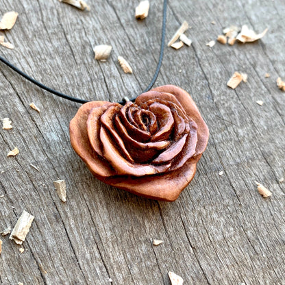 Rose Heart pendant