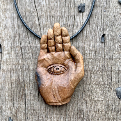 Realistic Hand of Fatima Pendant