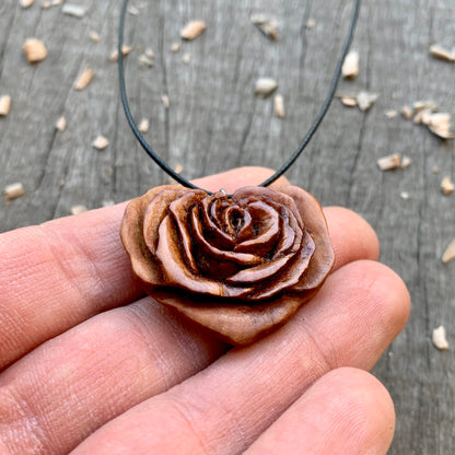 Rose Heart pendant