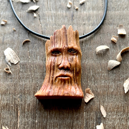 Plum Wood Spirit Pendant