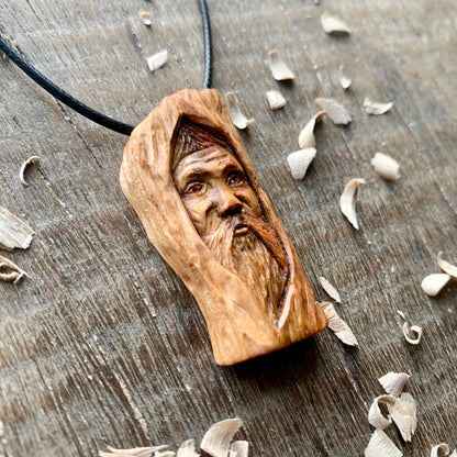 Plum Wood Old Spirit Pendant