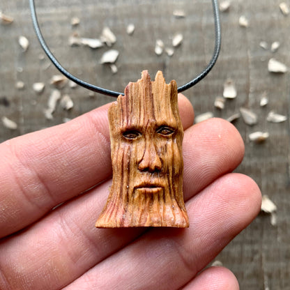 Plum Wood Spirit Pendant