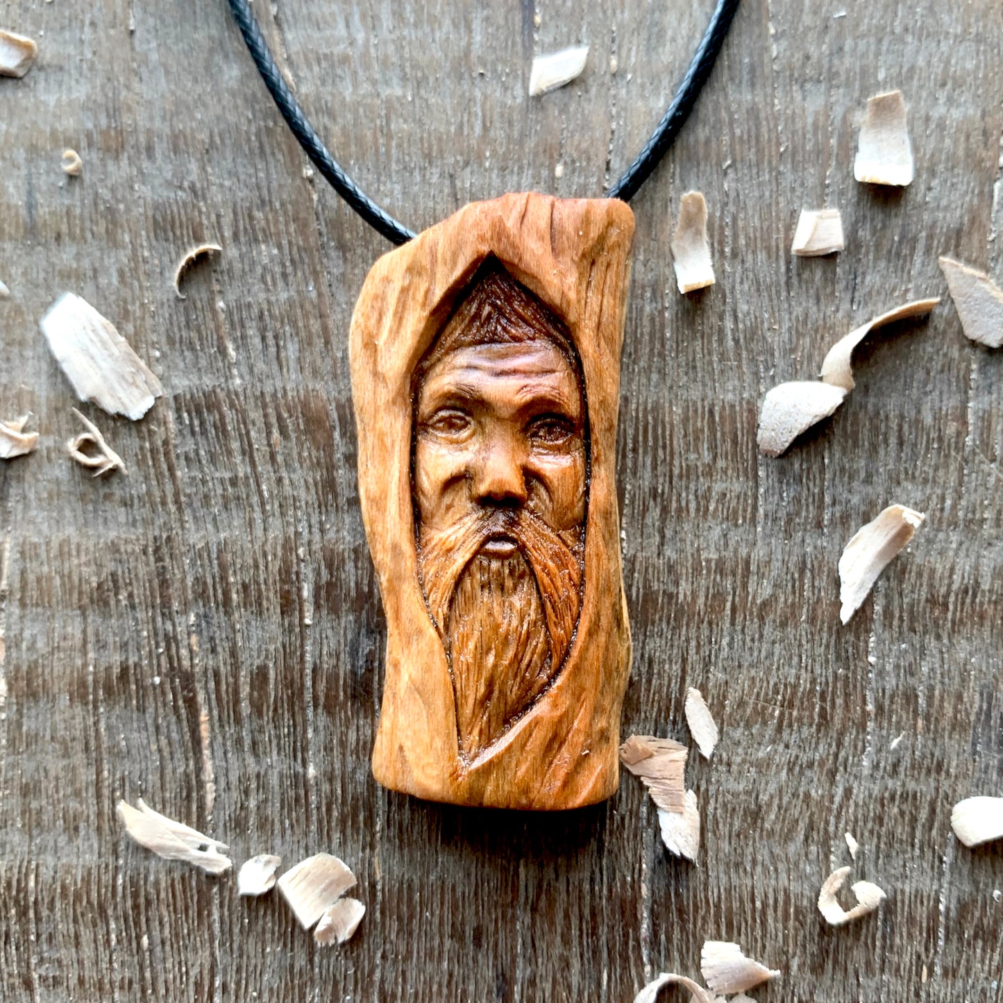 Plum Wood Old Spirit Pendant