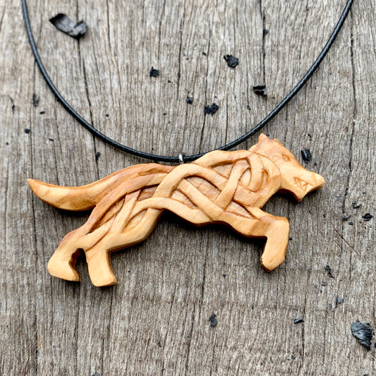 Celtic Wolf Pendant