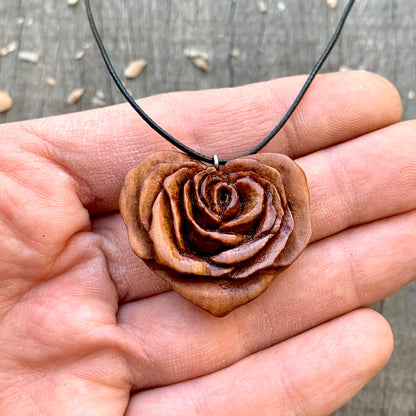 Rose Heart pendant