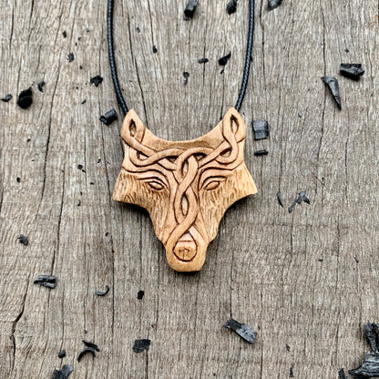 Norse Celtic Wolf Pendant