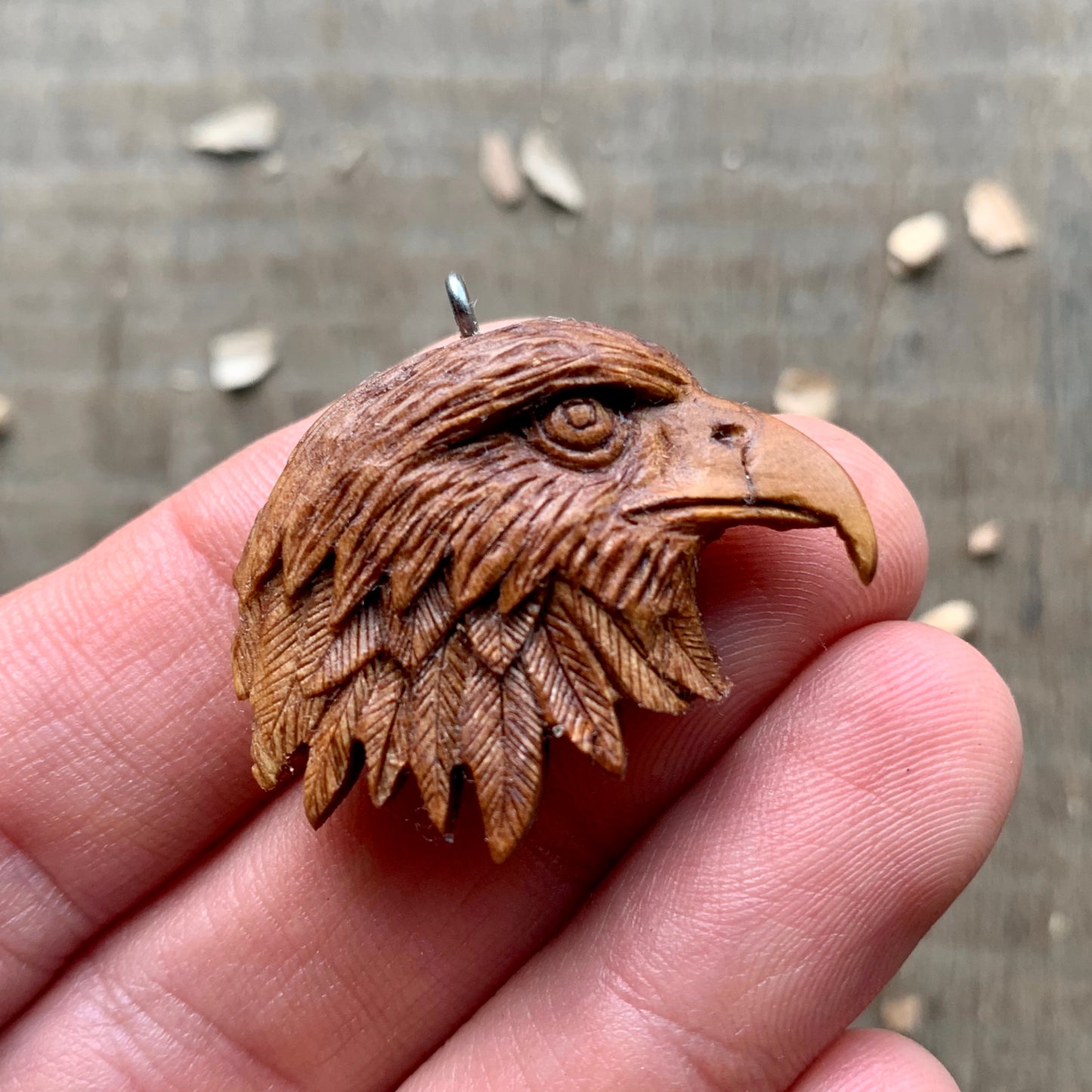 Hawk’s Head Pendant