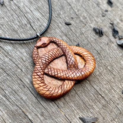 Celtic Knot Snake Pendant