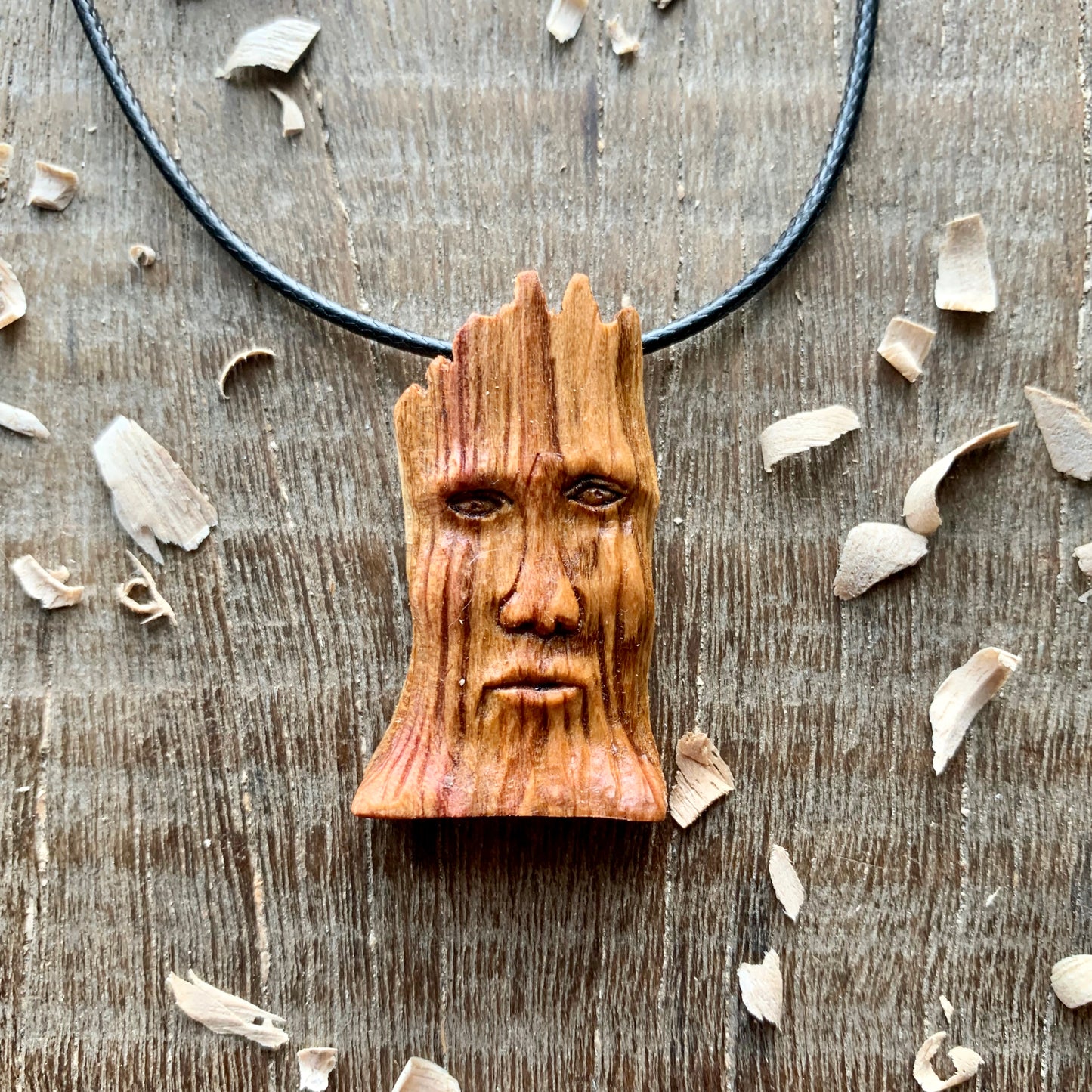 Plum Wood Spirit Pendant