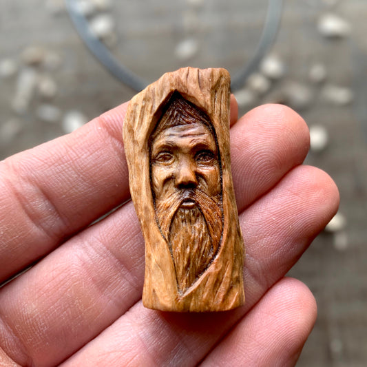 Plum Wood Old Spirit Pendant