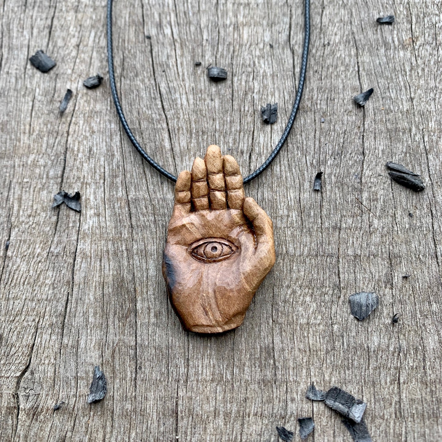 Realistic Hand of Fatima Pendant