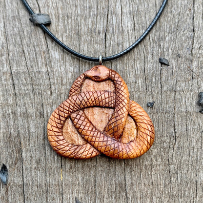 Celtic Knot Snake Pendant