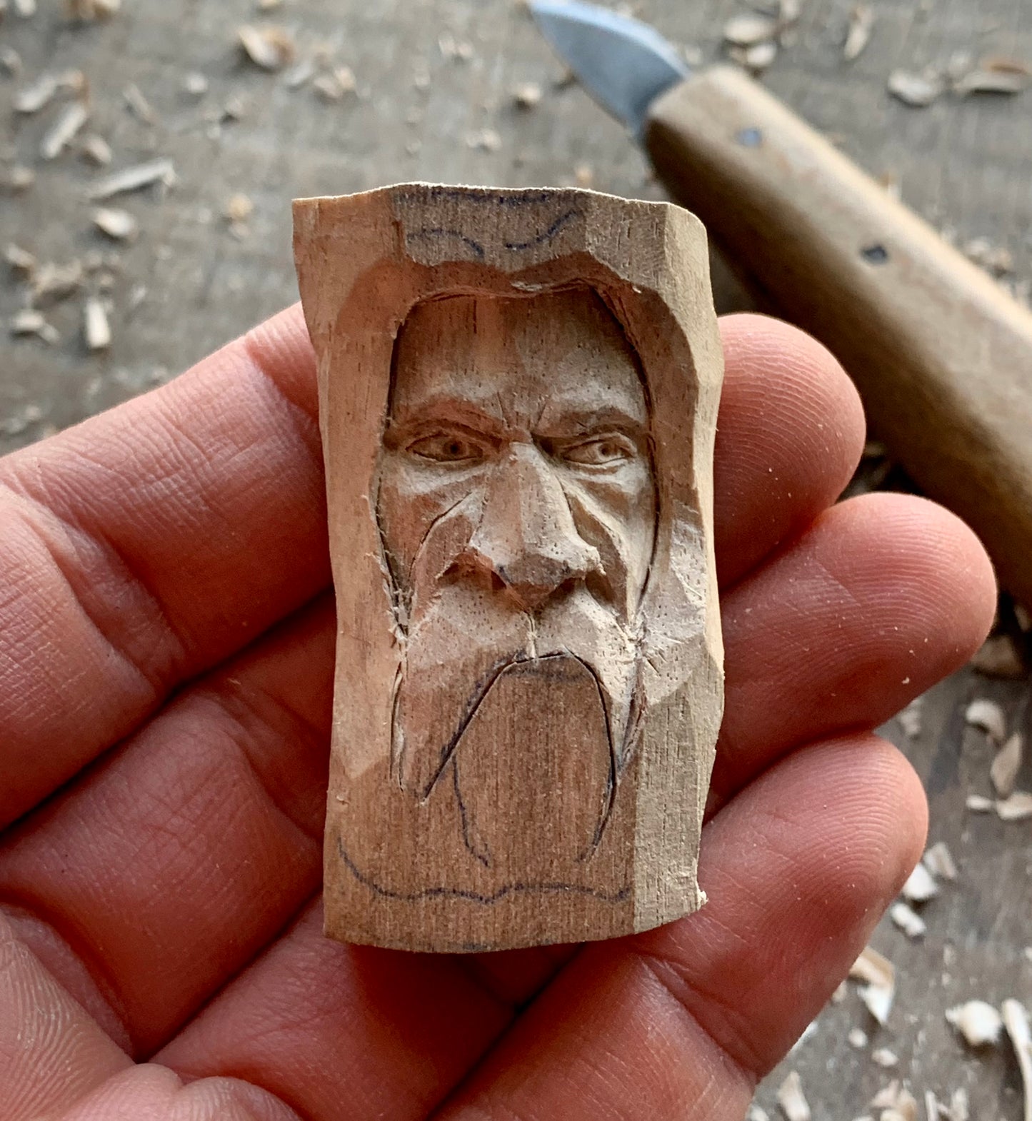 Wooden Spirit Pendant