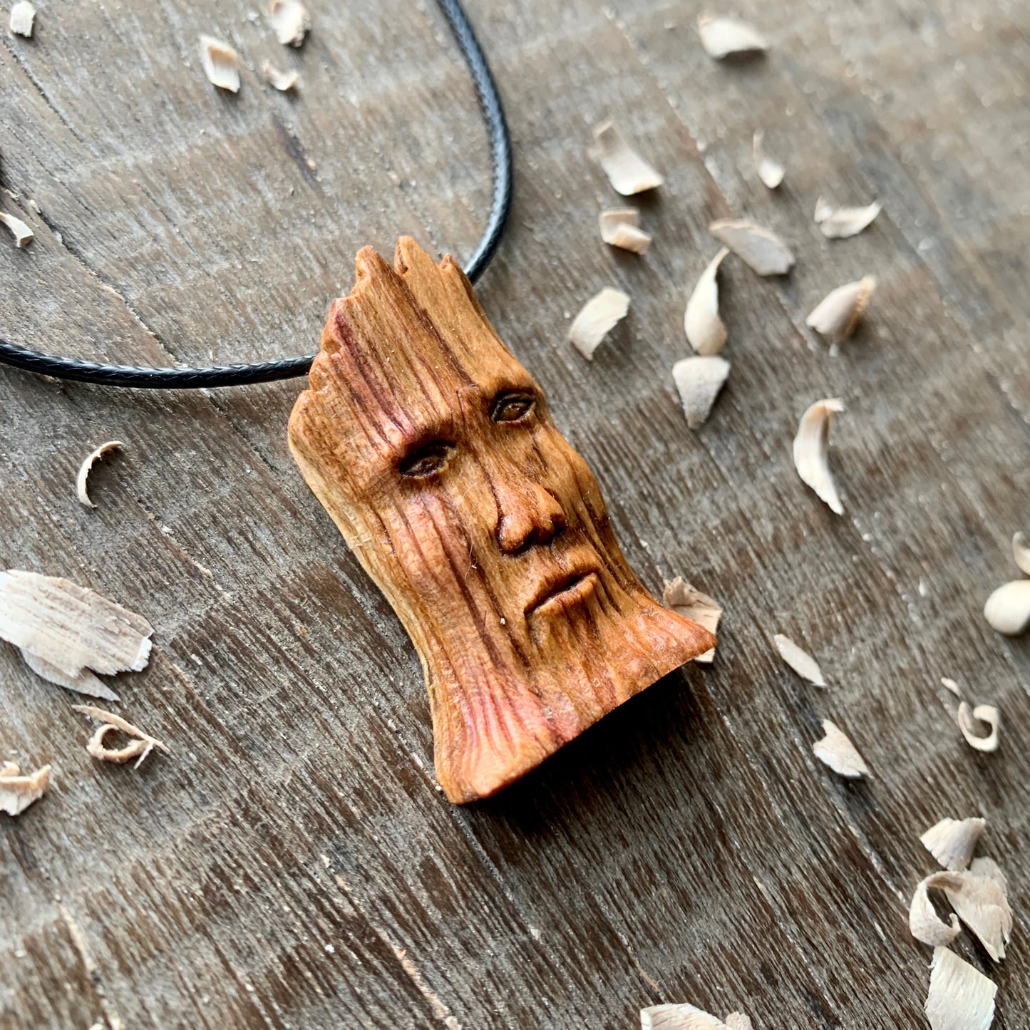 Plum Wood Spirit Pendant