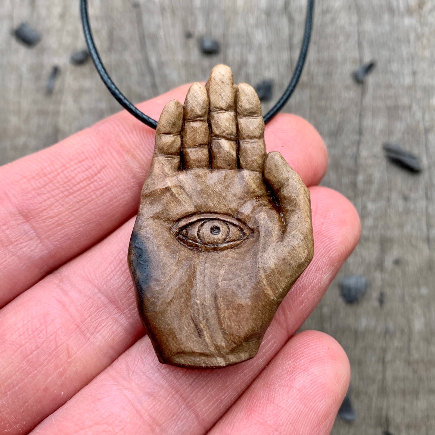 Realistic Hand of Fatima Pendant