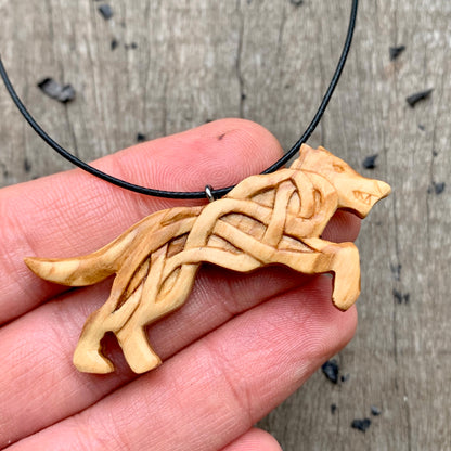 Celtic Wolf Pendant