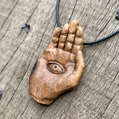 Realistic Hand of Fatima Pendant